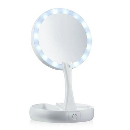 Portable LED Travel Makeup Mirror