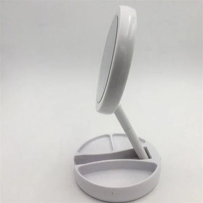Portable LED Travel Makeup Mirror