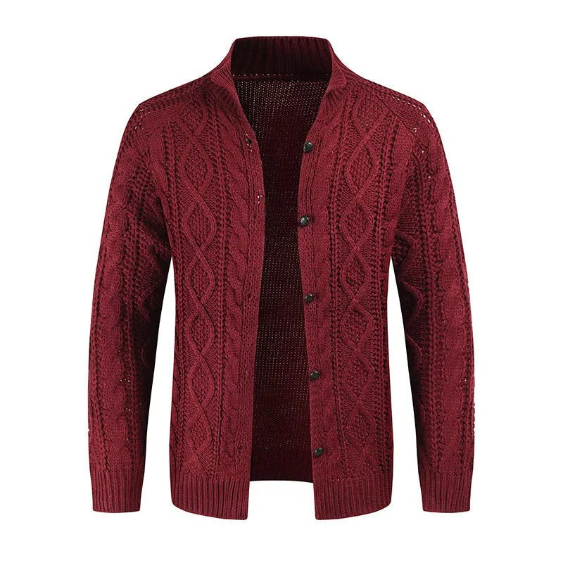 Thick Cable Knit Men's Sweater