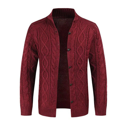 Thick Cable Knit Men's Sweater