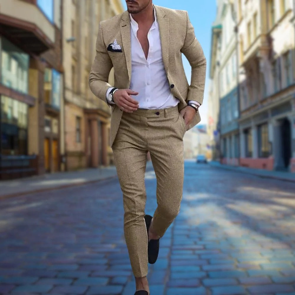 Tailored Fit Mens Business Suit