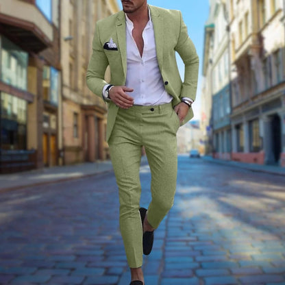 Tailored Fit Mens Business Suit