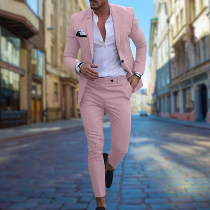 Tailored Fit Mens Business Suit