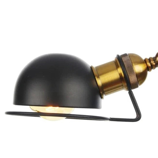 Vintage Style Bronze Swing Arm Desk Lamp - Hehif