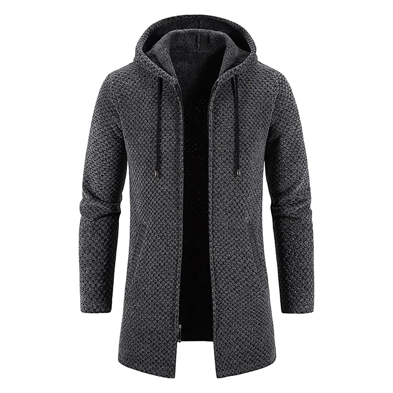 Warm Mens Hooded Parka Jacket - Hehif