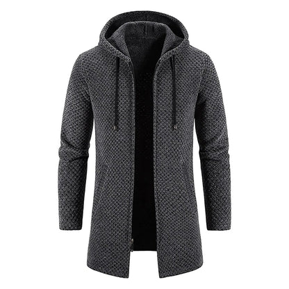 Warm Mens Hooded Parka Jacket - Hehif