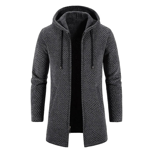Warm Mens Hooded Parka Jacket - Hehif