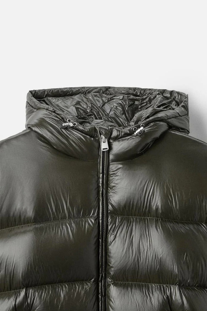 Warm Full Down Filled Parka Jacket
