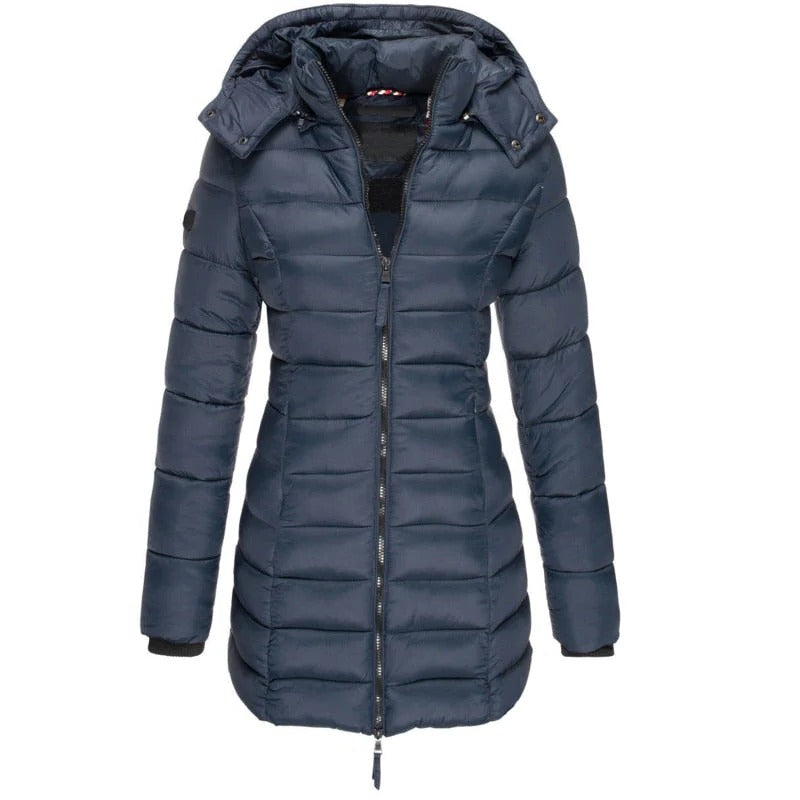 Warm Waterproof Hooded Down Coat