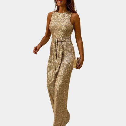 Sparkly Women's Jumpsuit Outfit