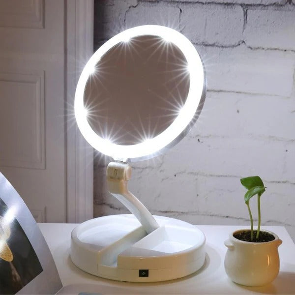 Portable LED Travel Mirror - Hehif