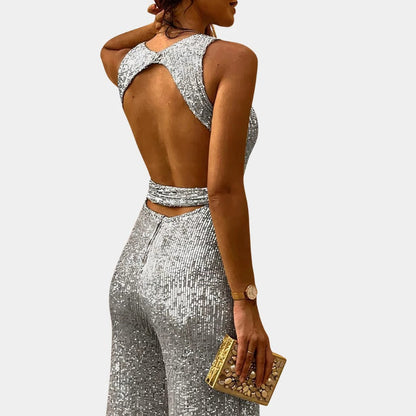 Sparkly Women's Jumpsuit Outfit