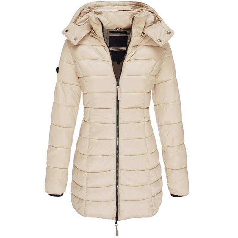 Warm Waterproof Hooded Down Coat