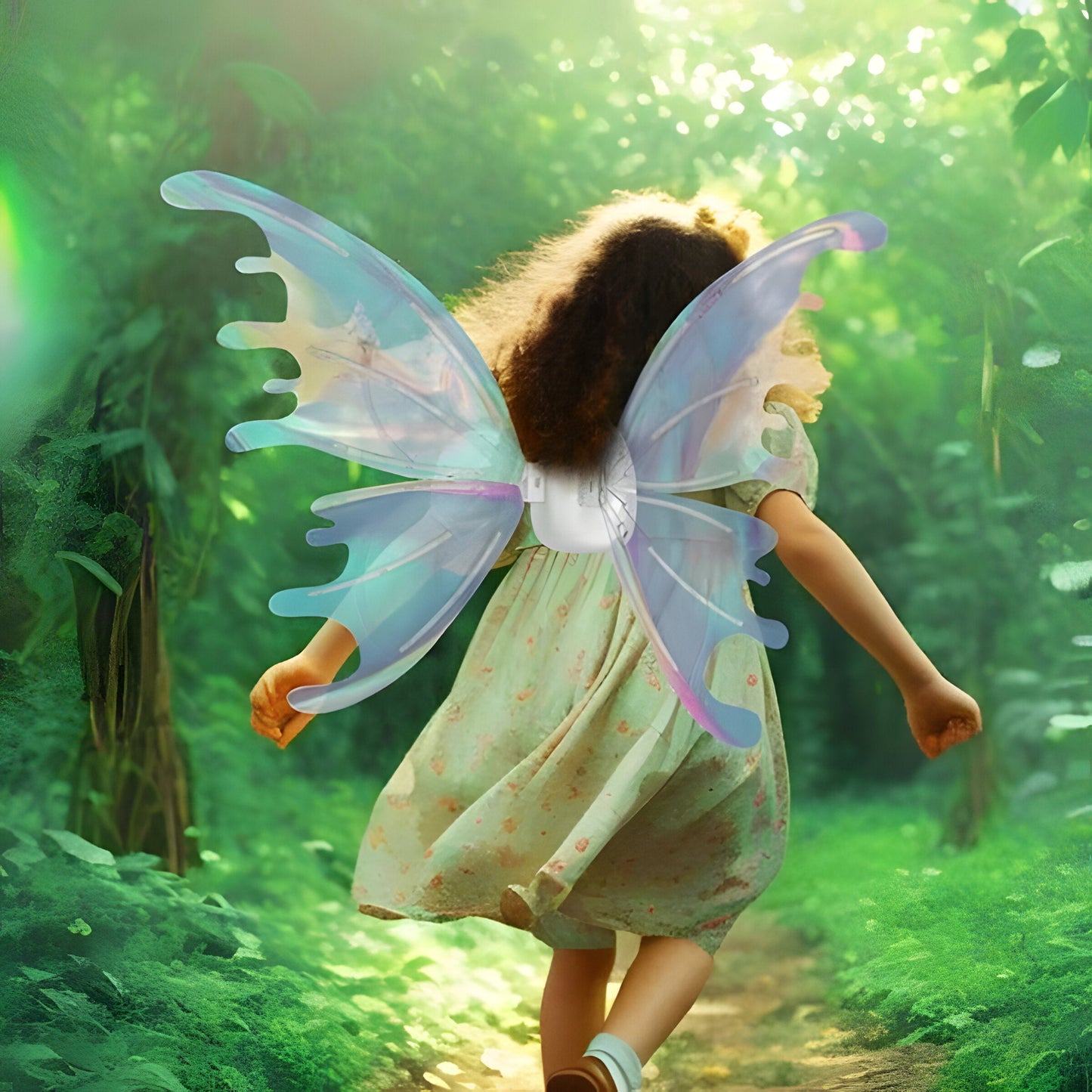 Bright LED Fairy Wing Costume for Kids and Adults