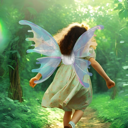 Bright LED Fairy Wing Costume for Kids and Adults