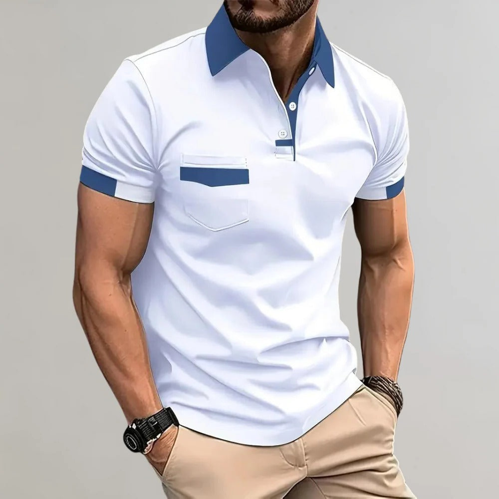 Classic Casual Men's Polo Tee - Hehif