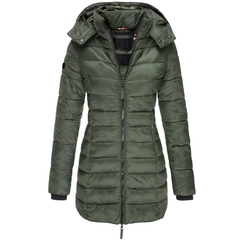 Warm Waterproof Hooded Down Coat