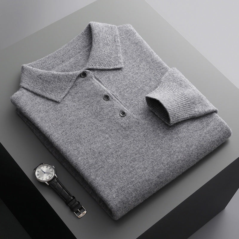 Luxurious Soft Wool Polo Shirt