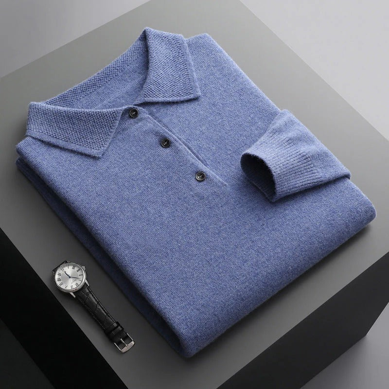 Luxurious Soft Wool Polo Shirt