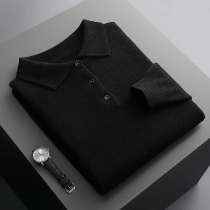 Luxurious Soft Wool Polo Shirt