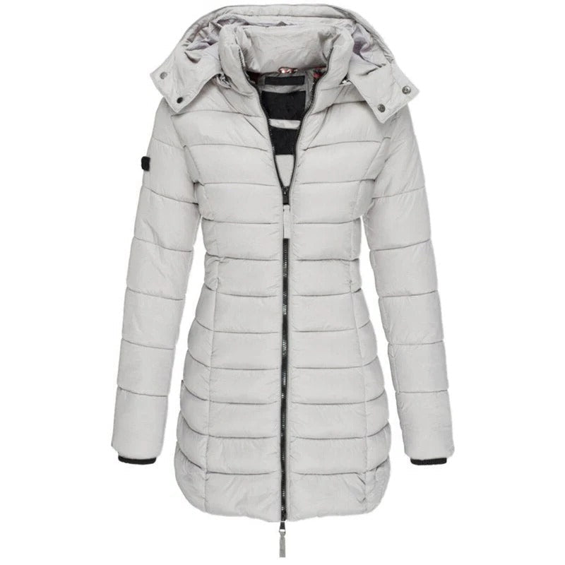 Warm Waterproof Hooded Down Coat - Hehif