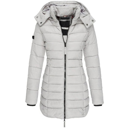 Warm Waterproof Hooded Down Coat - Hehif