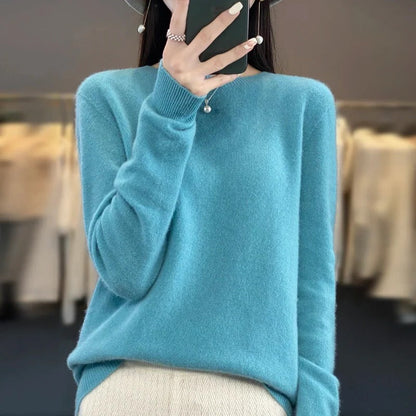 Pure Merino Wool Crew Neck Sweater