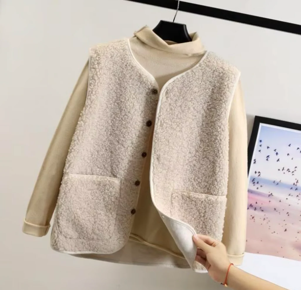 Warm Fleece Gilet Jacket