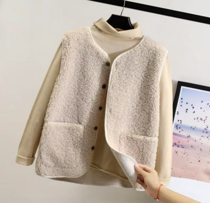Warm Fleece Gilet Jacket