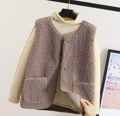 Warm Fleece Gilet Jacket