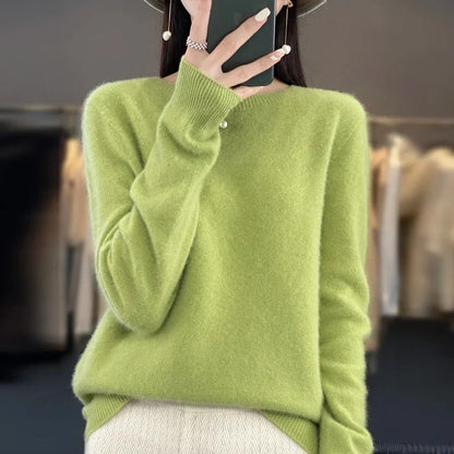 Pure Merino Wool Crew Neck Sweater
