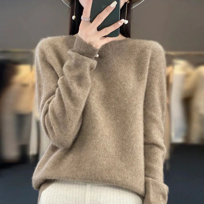 Pure Merino Wool Crew Neck Sweater