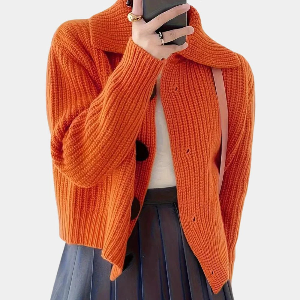Classic Women's Open Front Cardigan