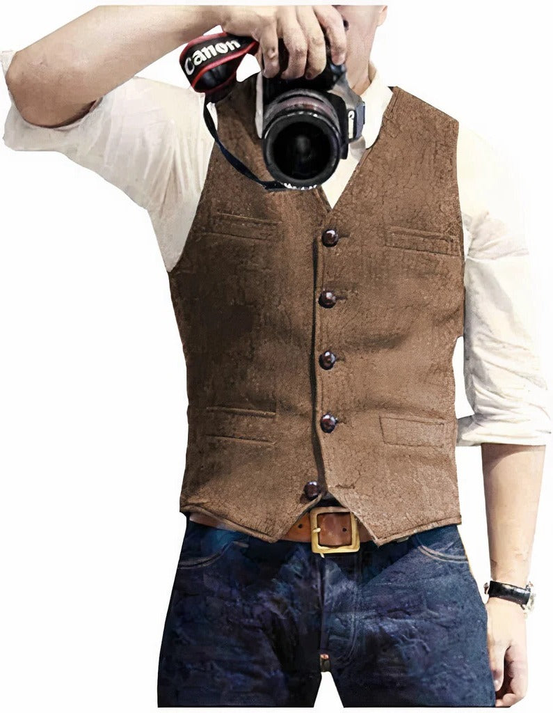 Trendy Designer Waistcoat - Hehif