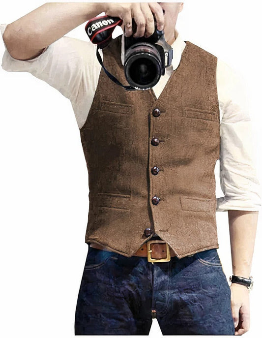 Trendy Designer Waistcoat - Hehif