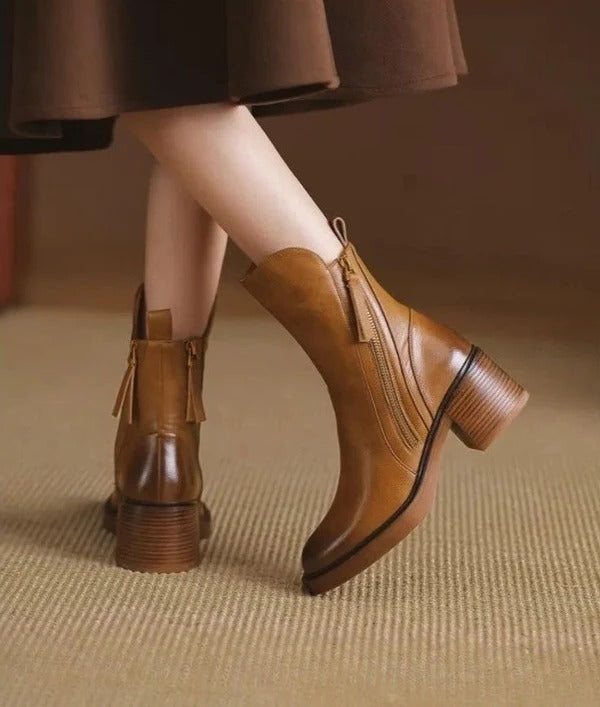 Stylish Low Heel Boots