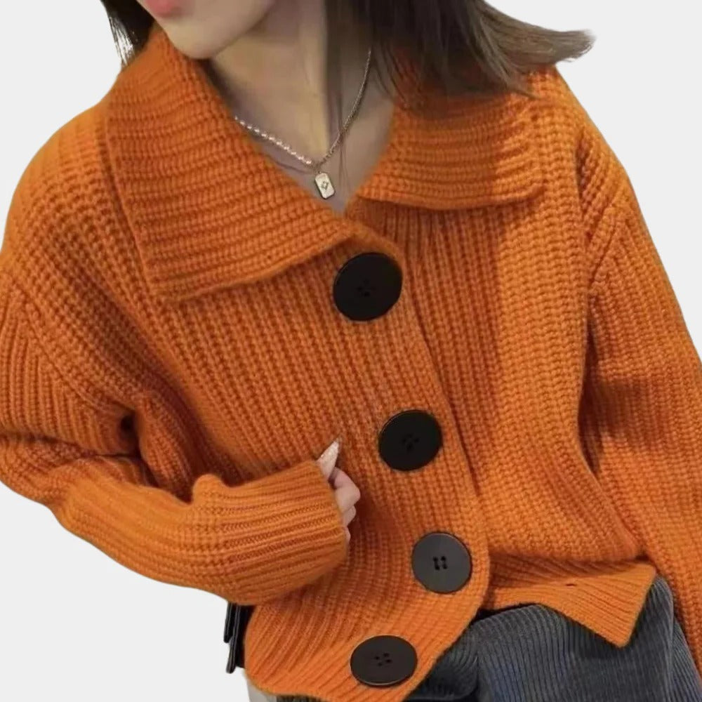 Classic Women's Open Front Cardigan
