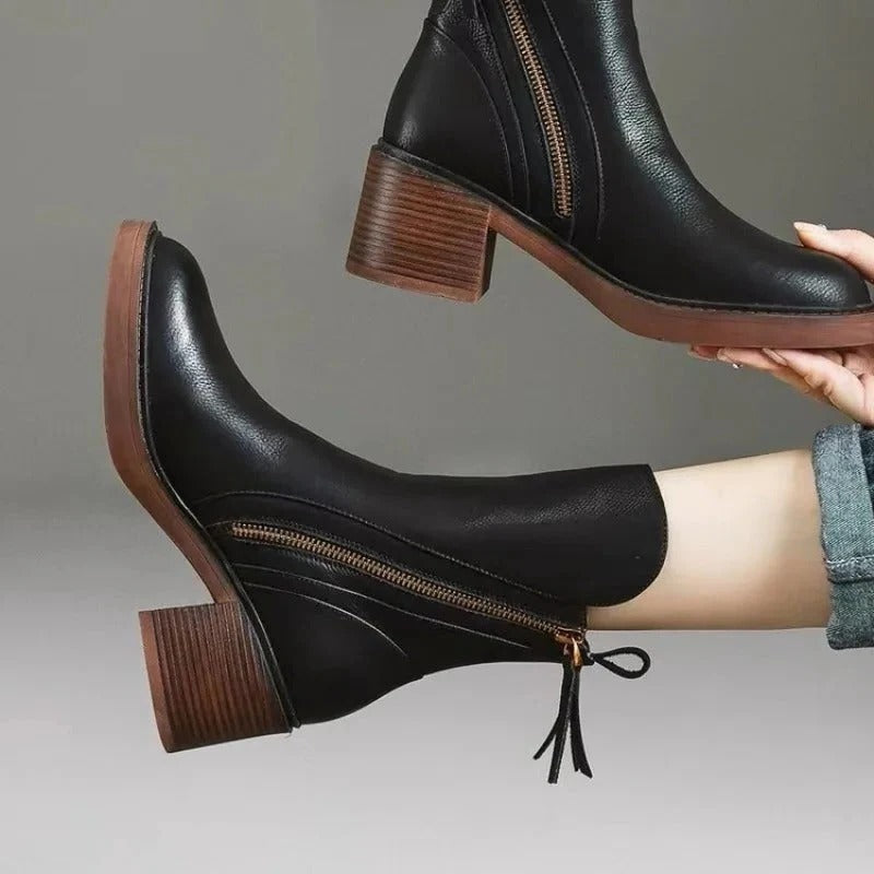 Stylish Low Heel Boots