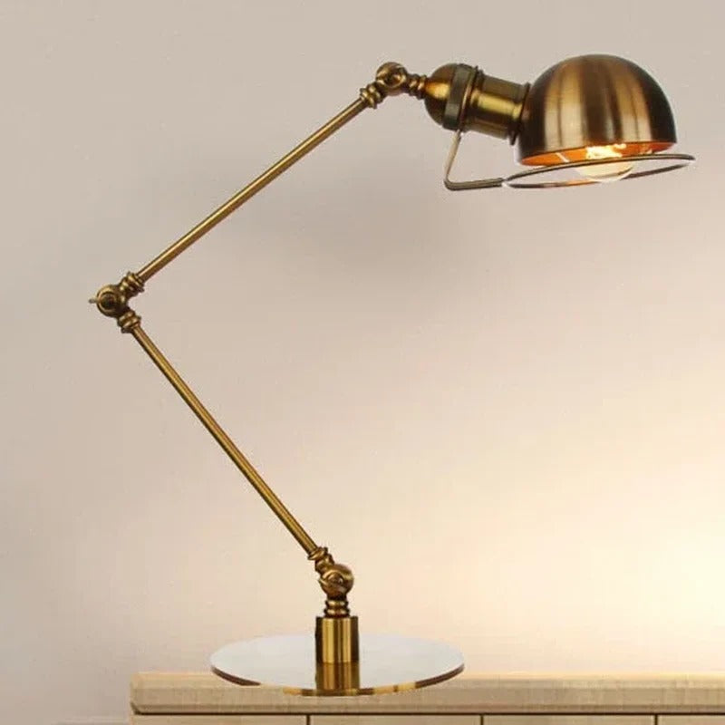 Vintage Style Bronze Swing Arm Desk Lamp