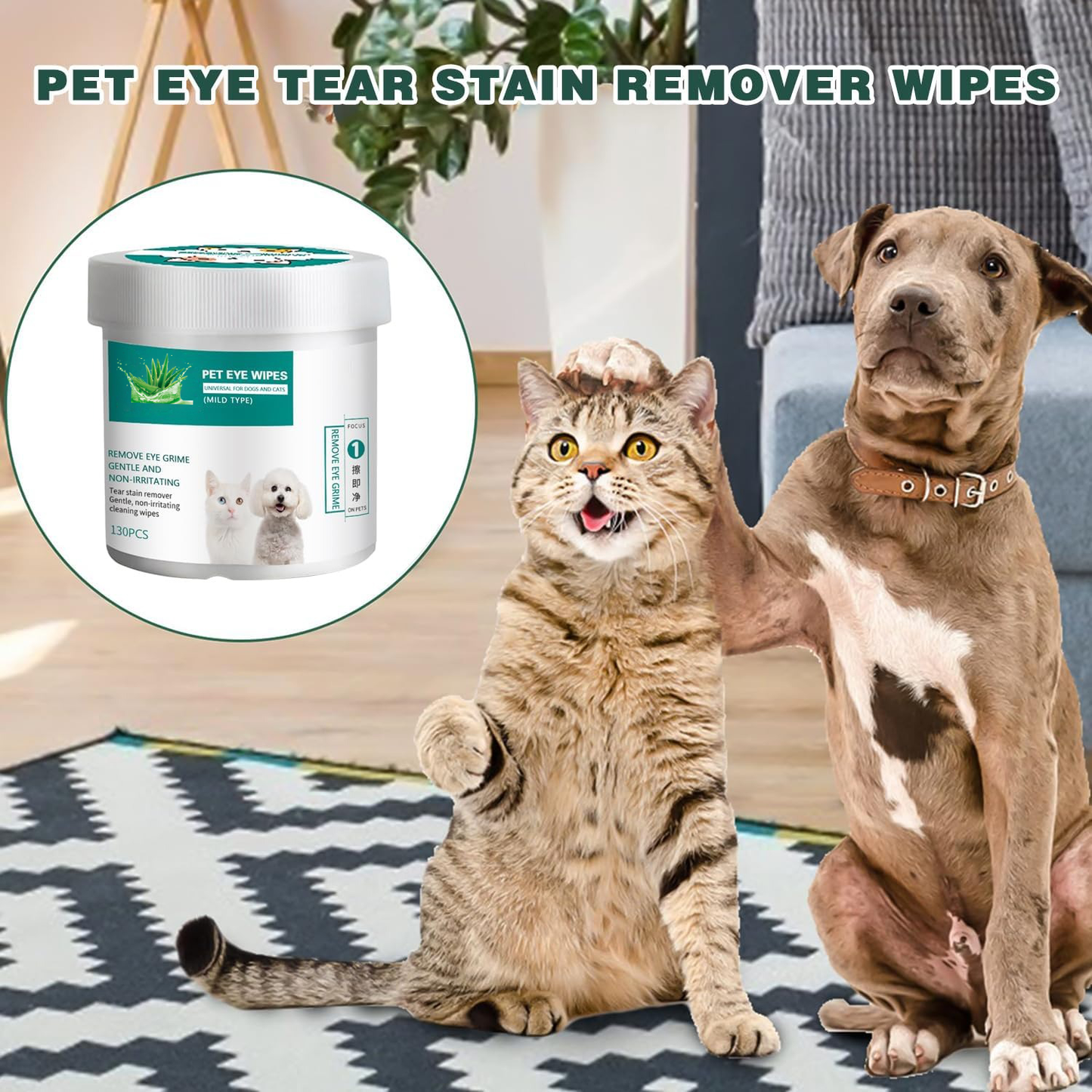 Gentle Pet Eye Cleaning Wipes