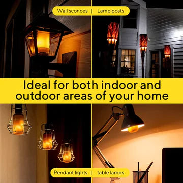 Warm Ambiance Flicker Light Bulb