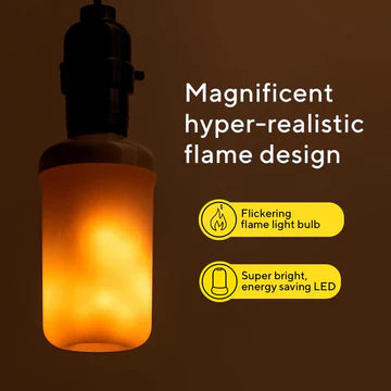 Warm Ambiance Flicker Light Bulb