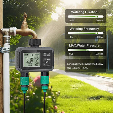 Programmable Water Timer with Digital LCD Screen