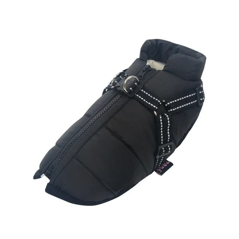 Waterproof Dog Coat with Integrated Harness