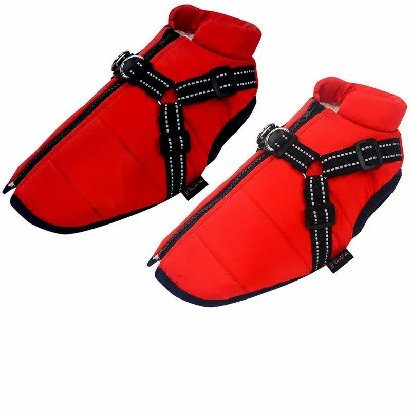 Waterproof Dog Coat with Integrated Harness