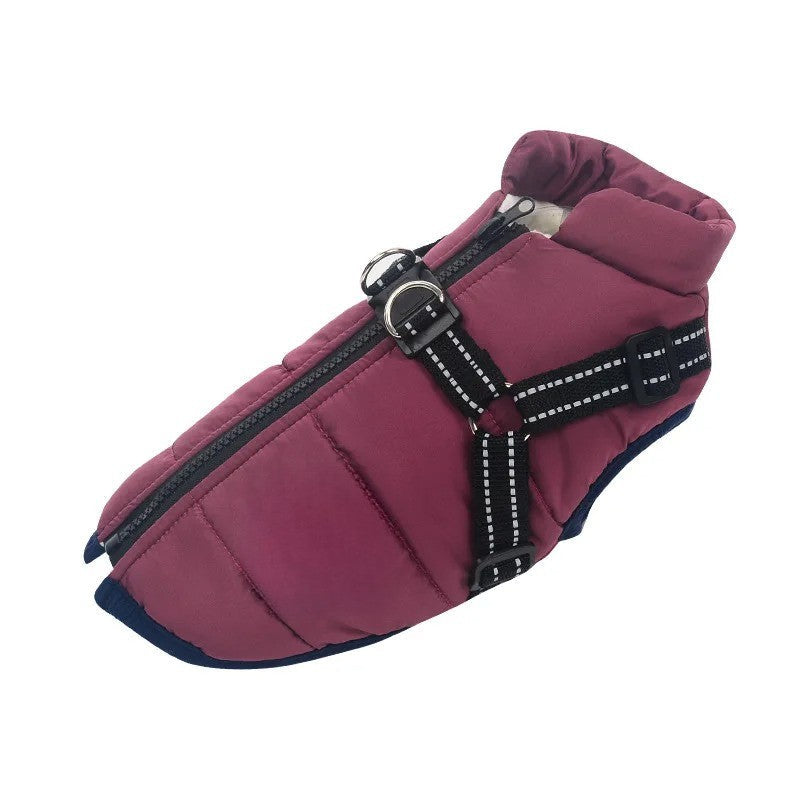 Waterproof Dog Coat with Integrated Harness