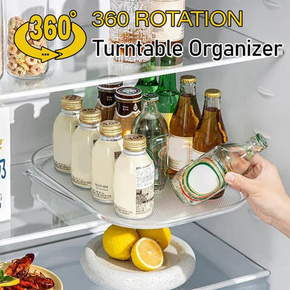 Rotating Kitchen Storage Tray for Jars and Bottles