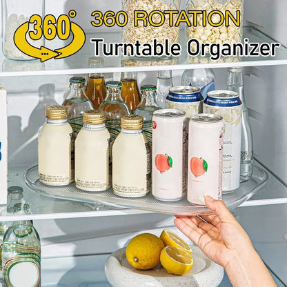 Rotating Kitchen Storage Tray for Jars and Bottles