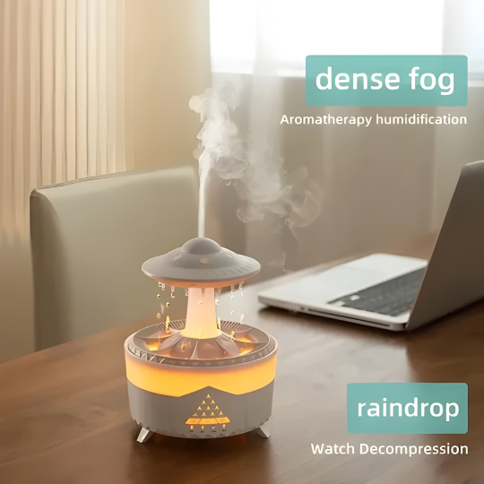 Colorful Cloud Mist Essential Oil Diffuser Lamp
