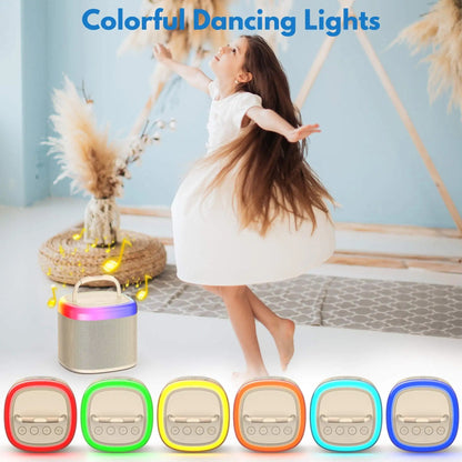 Fun Kids Karaoke System with Microphones – Compact Bluetooth Speaker